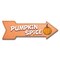 Signmission Pumpkin Spice Arrow Decal Funny Home Decor 24in Wide D-A-8-999657 - alternate 1